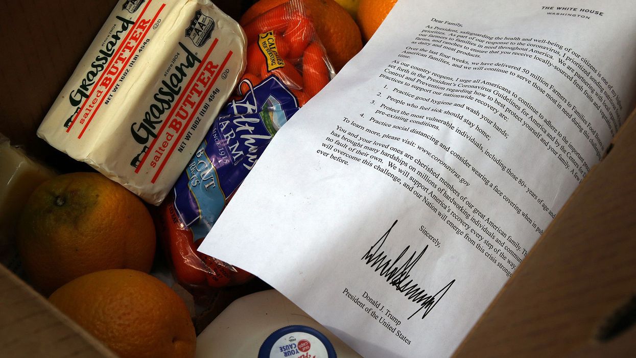 San Diego school district removes letter written by Trump from food baskets because it said 'consider wearing a face covering in public'