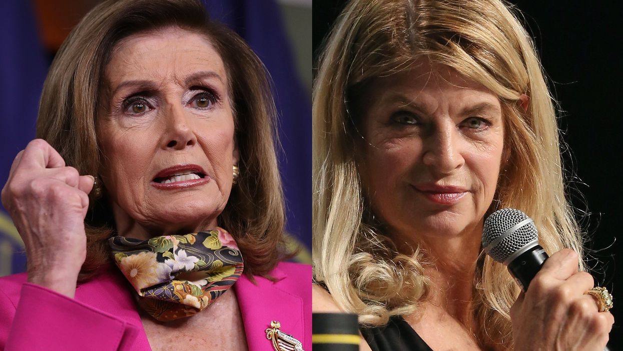 Kirstie Alley rips into 'EVIL' Nancy Pelosi over 25th Amendment scheme to unseat Trump