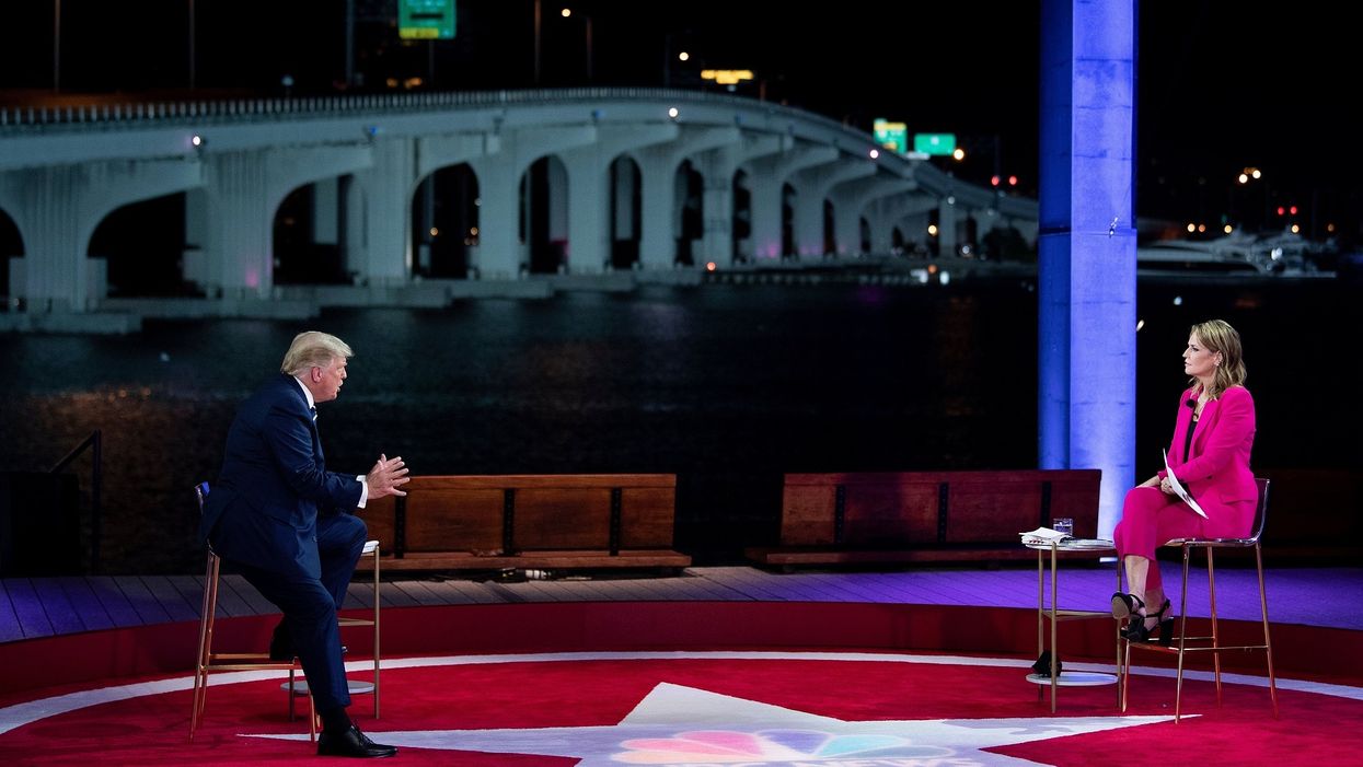 NBC's Savannah Guthrie accused of bias after contentious Trump town hall