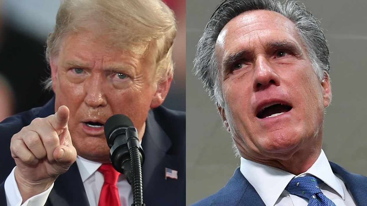 Mitt Romney slams Trump for not condemning QAnon conspiracy, and adds scorn for Democrats refusing to denounce Antifa
