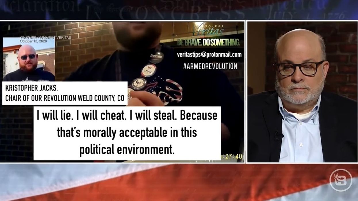 Mark Levin: Undercover sting reveals leftist's alleged plan to 'win' at ANY cost