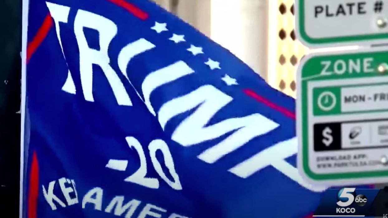 Man and his girlfriend viciously beaten over their pro-Trump flag in Oklahoma City, police say