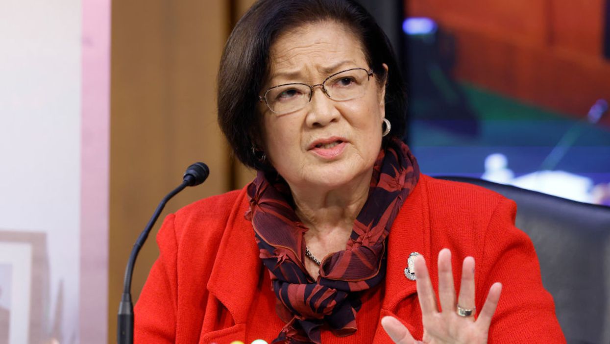 Mazie Hirono snaps when reporter confronts her double standard on phrase 'sexual preference'