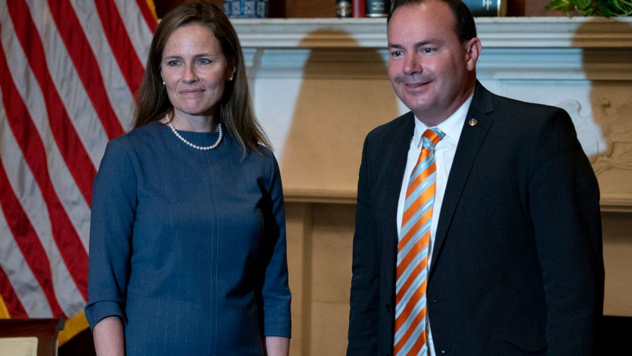 Mike Lee, furious, calls on fellow senator to take back the 'worst' thing any Democrat has said about Amy Coney Barrett