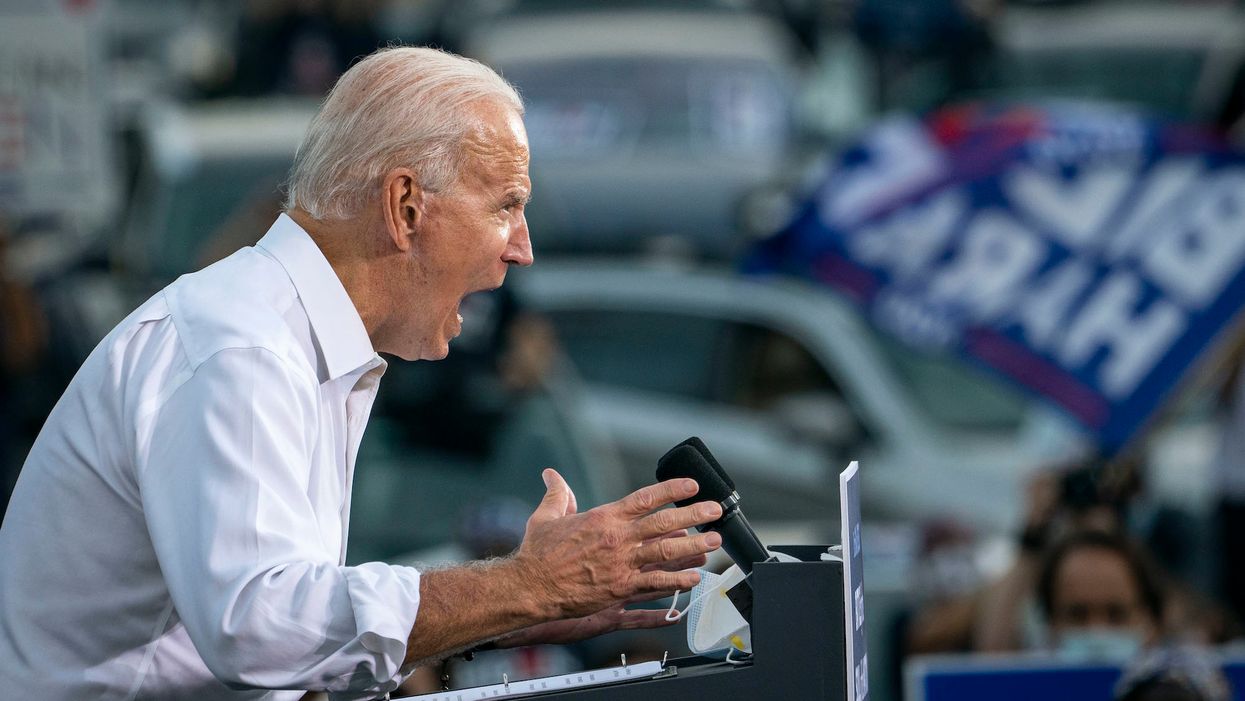Joe Biden says much of the protest violence is a 'cry for justice' in speech to supporters