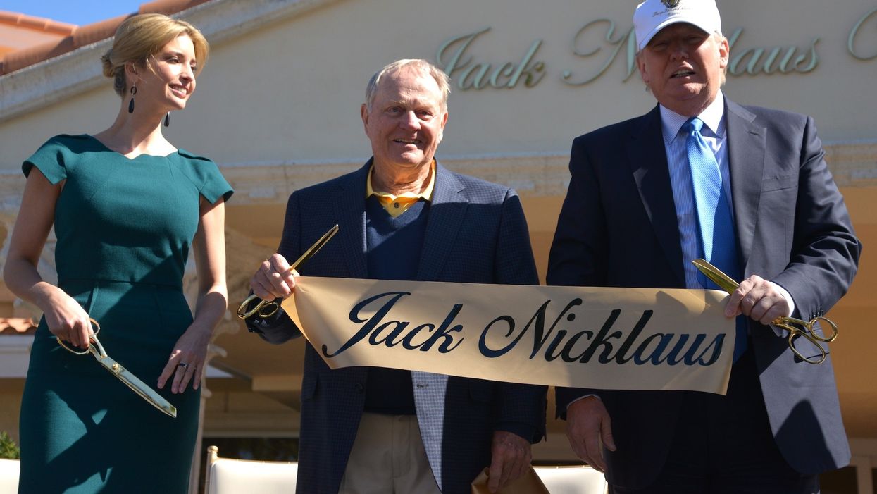 Golf legend Jack Nicklaus endorses President Trump and the president responds on Twitter