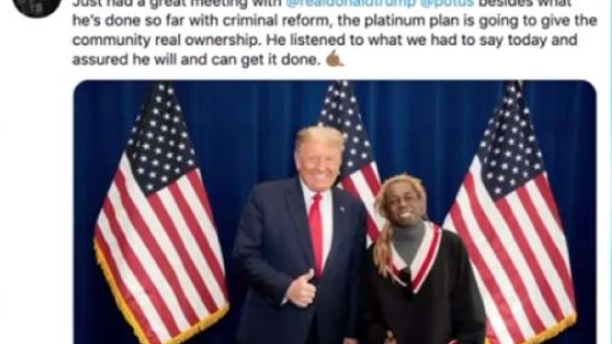 Rapper Lil Wayne praises Trump after meeting on president's plan for Black America