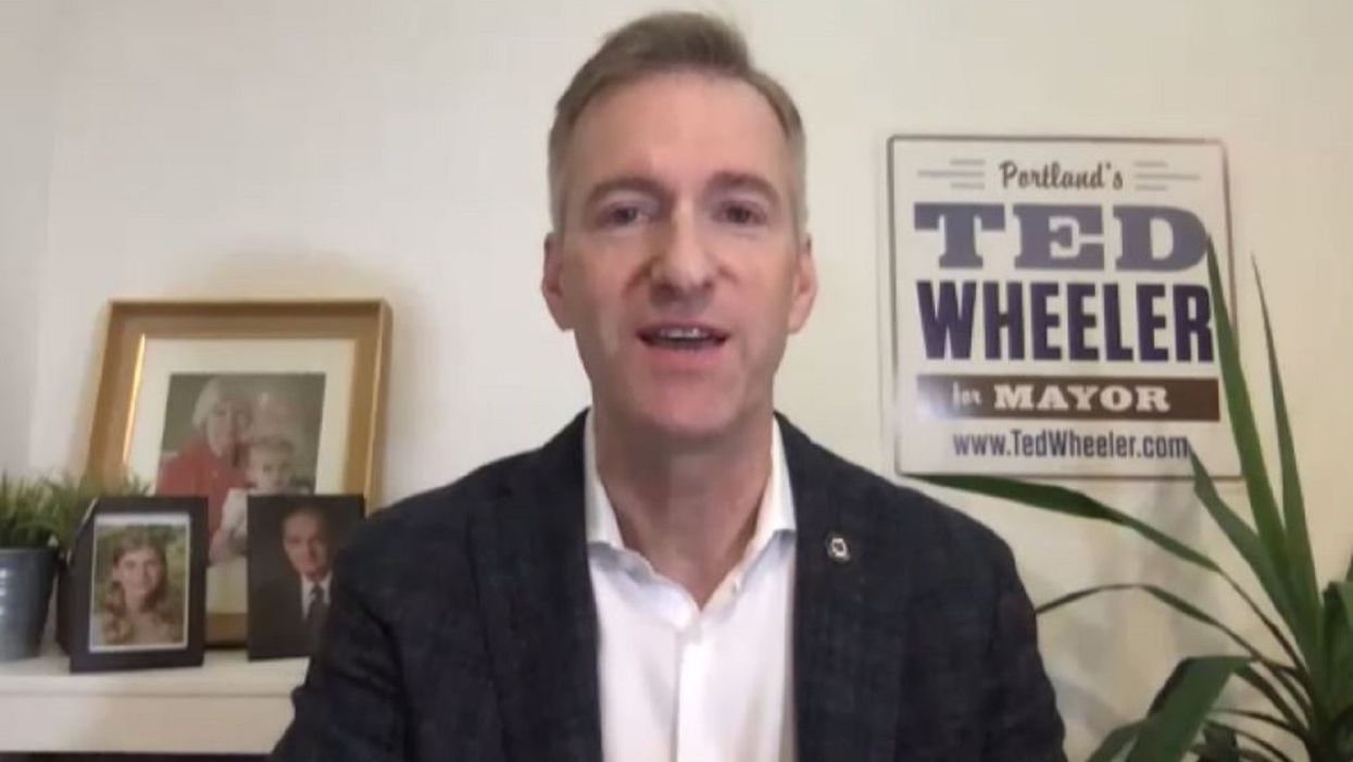 Portland Mayor Ted Wheeler wins re-election, beating pro-Antifa challenger