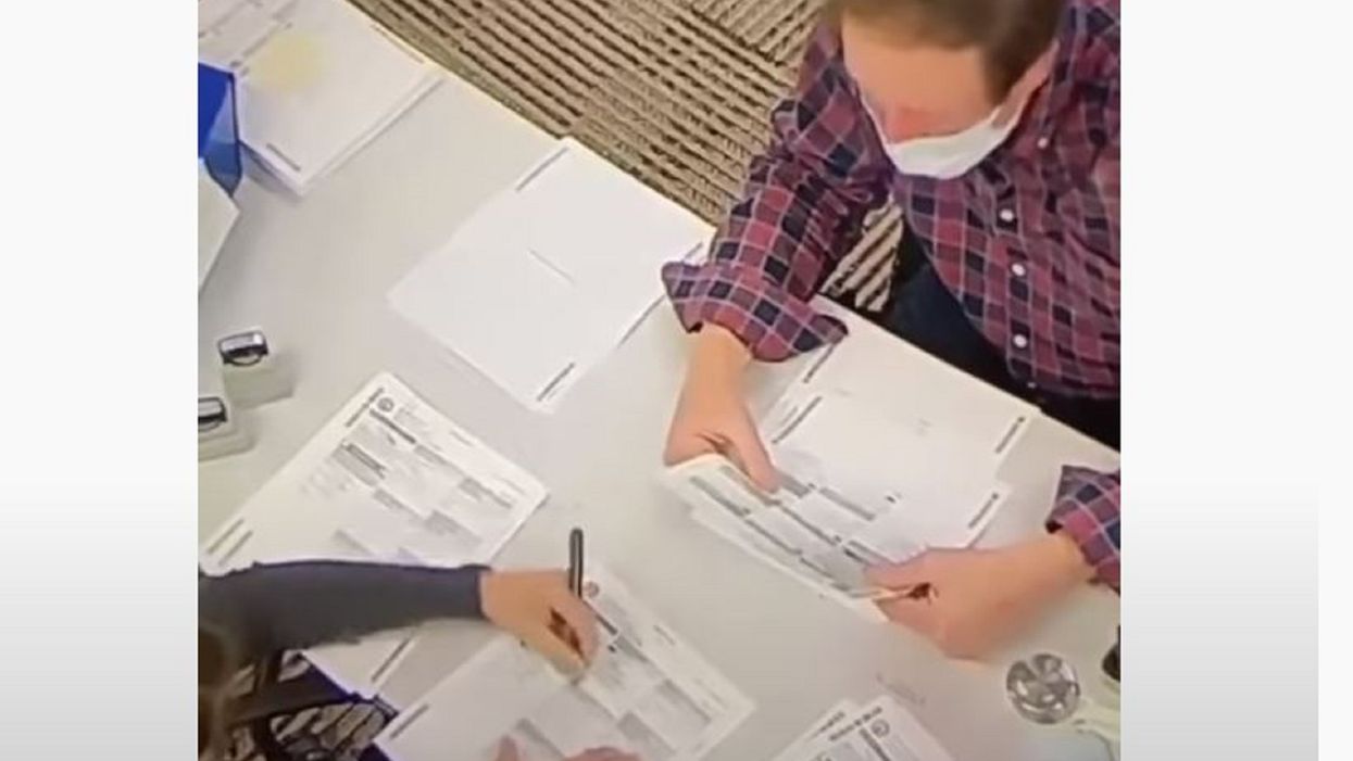 Pennsylvania county responds after viral videos show poll workers filling out ballots
