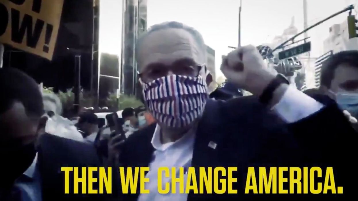 Brutal new ad uses Chuck Schumer's own words against him as control of Senate hinges on Georgia runoffs