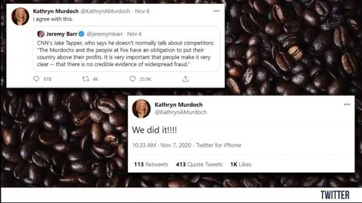 'We did it': Fox News owner's wife celebrated Biden's projected presidential win in a tweet