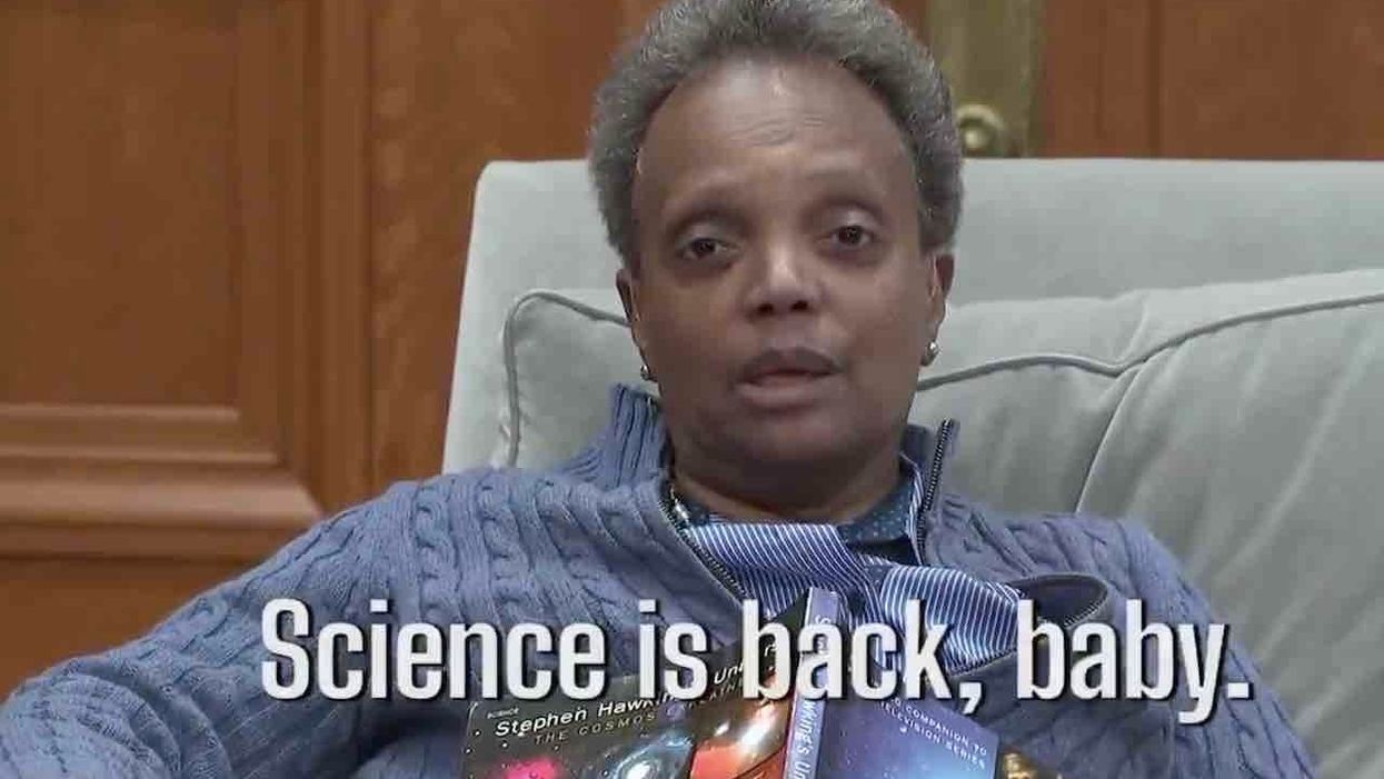 Left-wing Chicago Mayor Lori Lightfoot ridiculed for video celebrating return of 'science' in anticipation of Biden presidency