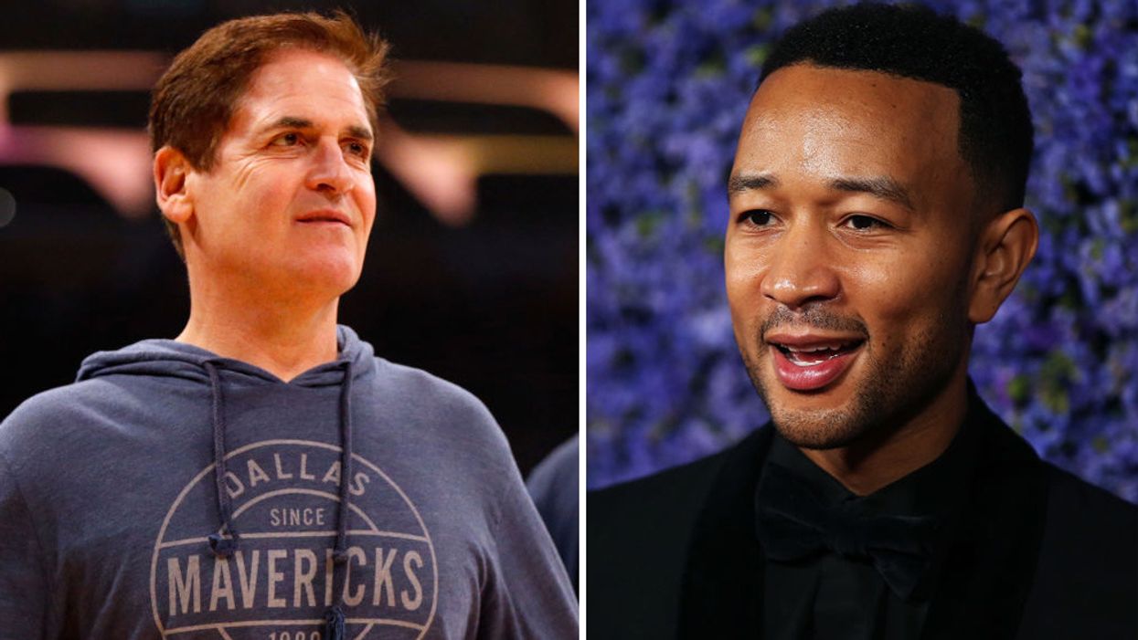 John Legend attacks Mark Cuban's idea telling people to donate to food banks, says give money to Democrats