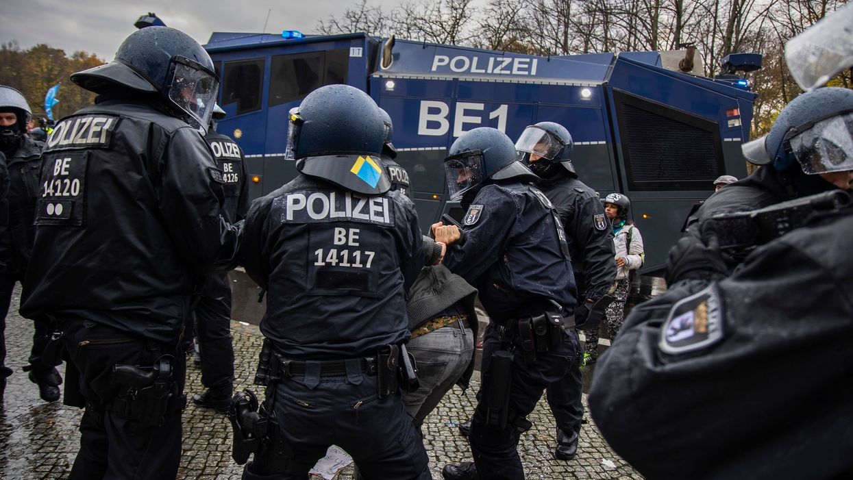 Hundreds arrested in Berlin during protest against Germany's 'corona dictatorship'