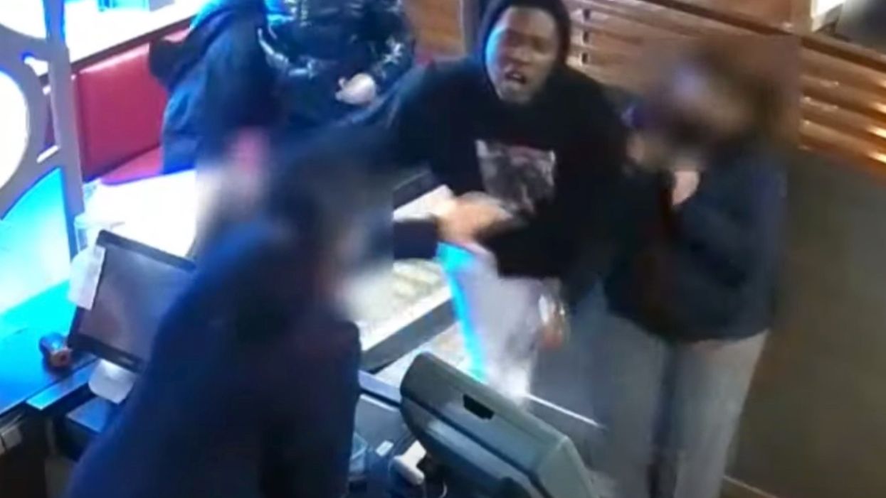 Security video captures man slashing IHOP worker after alleged mask dispute in New York City