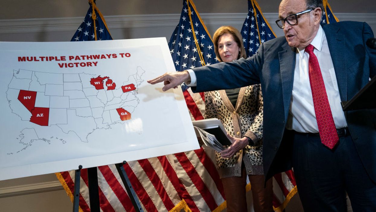 Trump legal team claims 'national conspiracy' of voter fraud will be proven in court