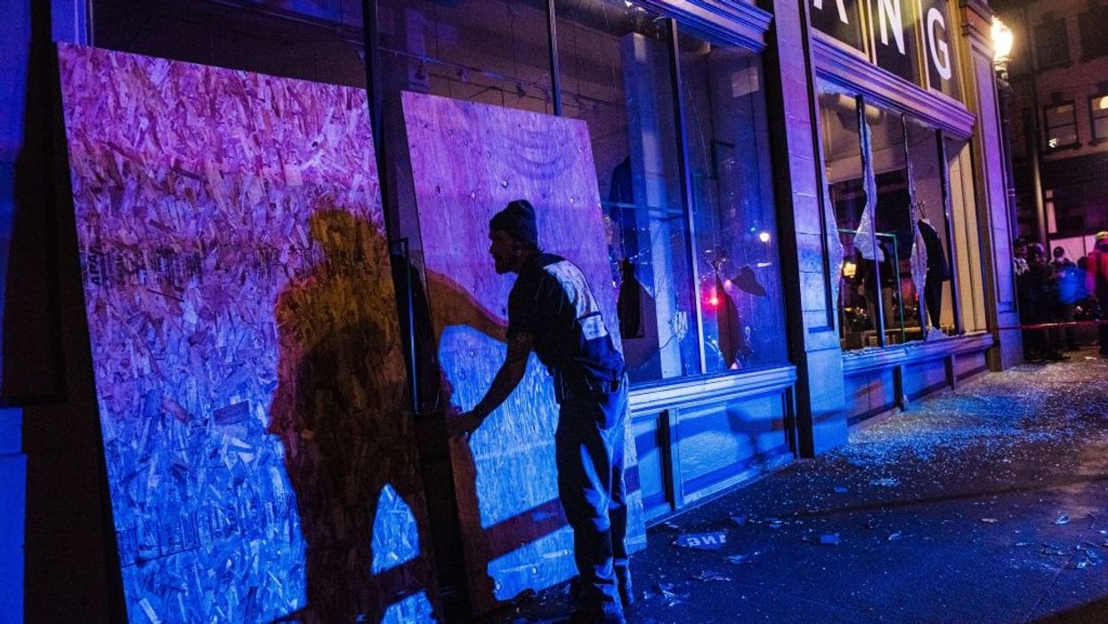 'Widespread destruction to businesses' in Portland by violent black bloc vandals