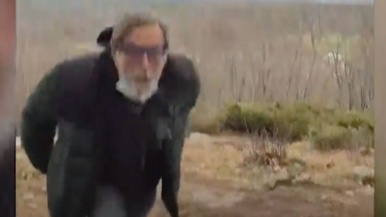 Cellphone video shows man claiming he has coronavirus and spitting at women because they weren't wearing face masks