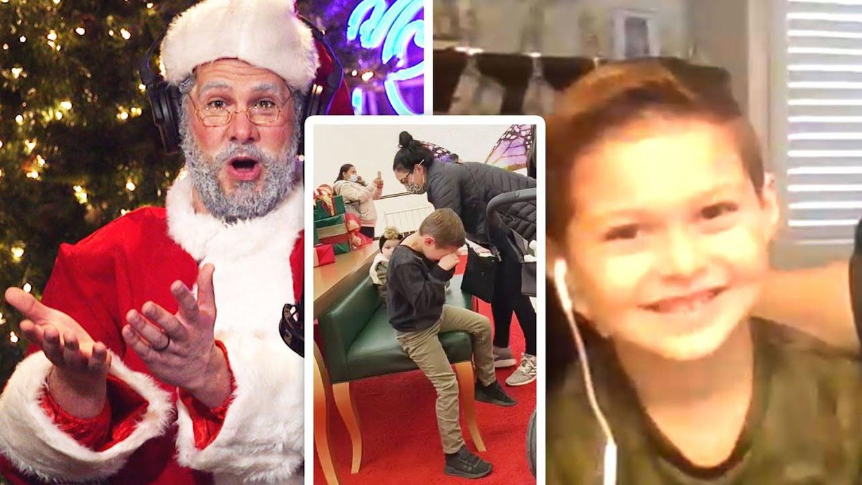 Watch: 'Santa' Crowder redeems Christmas for boy made to cry by woke anti-Nerf gun impostor
