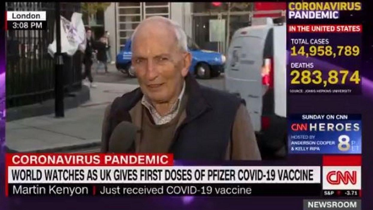'No point dying now': 91-year-old goes viral in interview describing COVID-19 vaccine experience