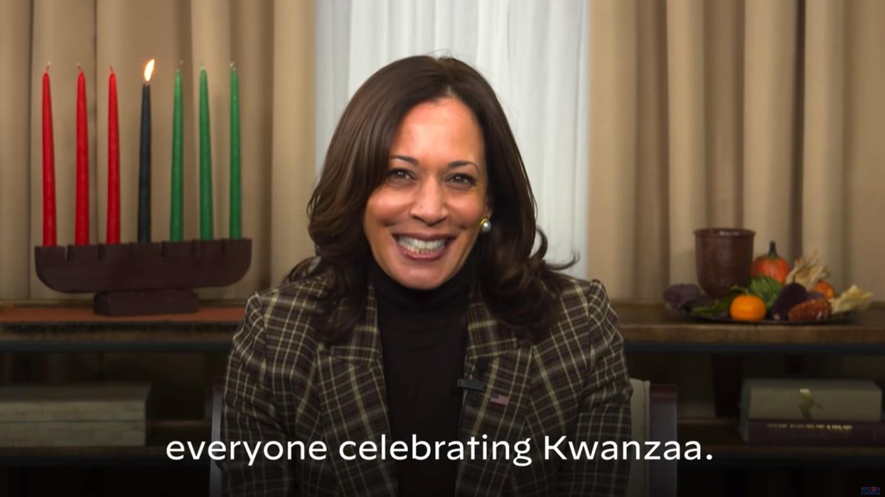 Kamala Harris gets blasted for 'most epic pandering' over Kwanzaa celebration video