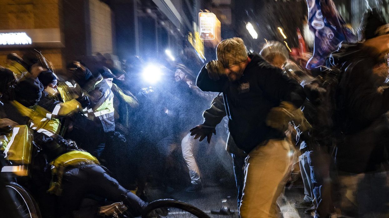 Trump supporters clash with police in DC protest ahead of Wednesday's planned rally