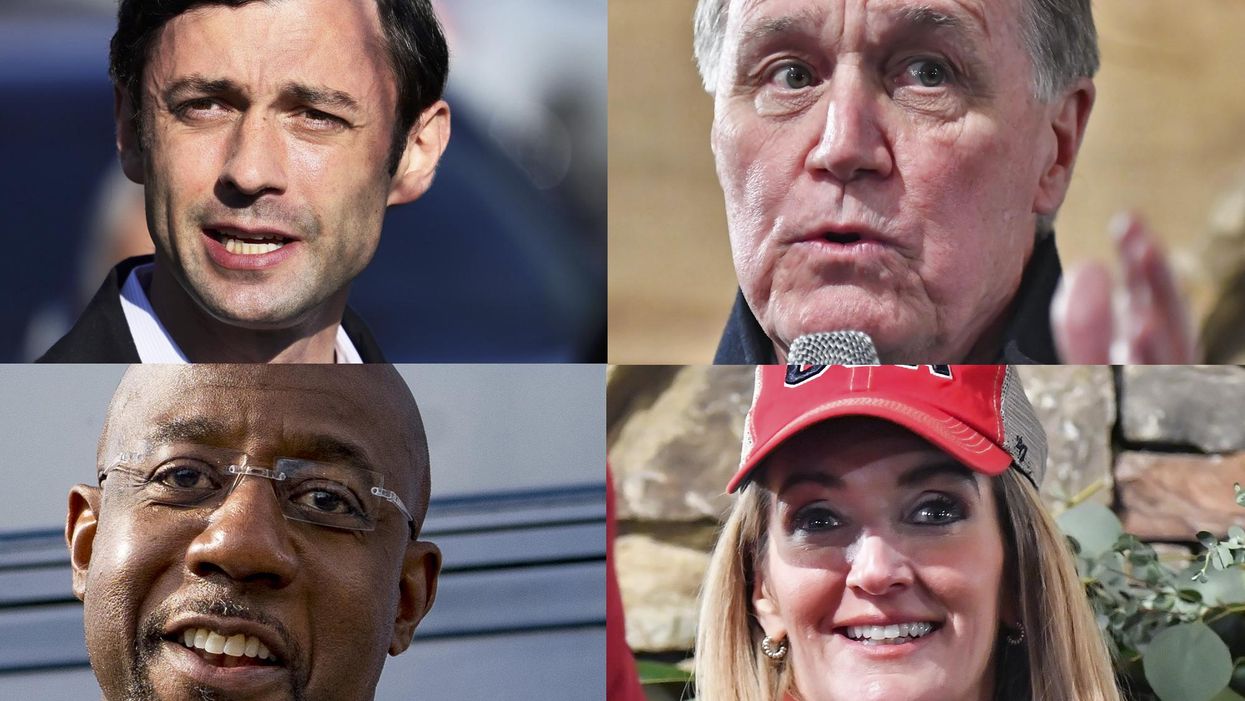 Democrat Warnock projected to win in Georgia runoff election; Republican Perdue falls behind Ossoff with razor-thin margin