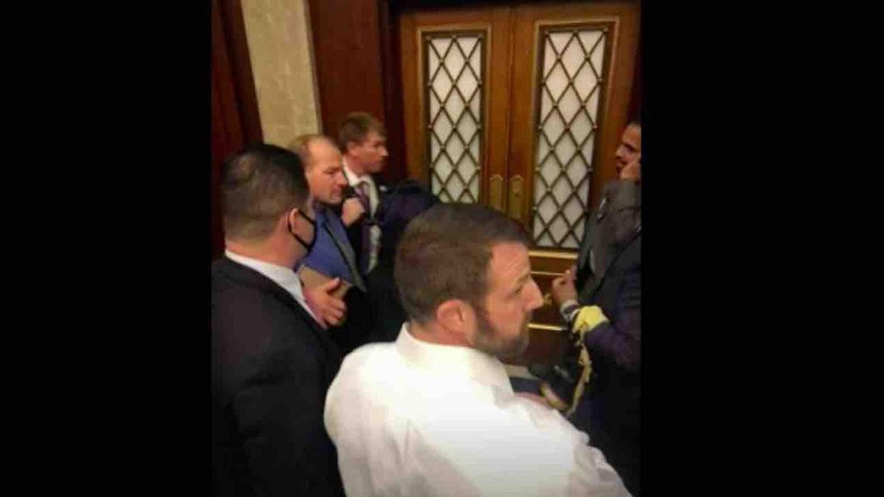 Texas Republican congressmen broke off pieces of furniture to use as clubs as they stayed behind to defend House Chamber amid Capitol siege
