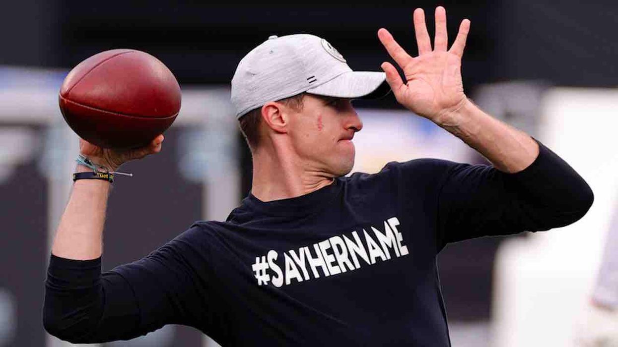 Saints delete tweet showing Drew Brees in #SayHerName shirt after complaints it was for pro-Trump shooting victim Ashli Babbitt