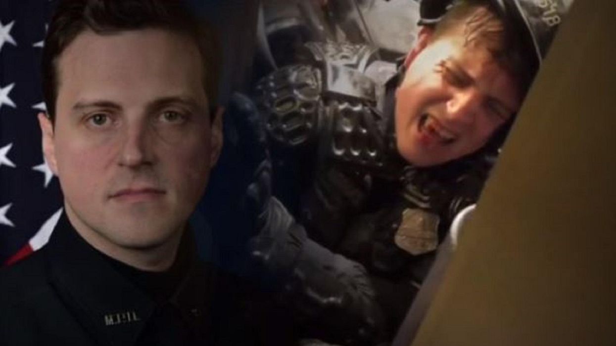 DC officer seen being crushed on video is recovering. Read the letter a 10-year-old wrote him.