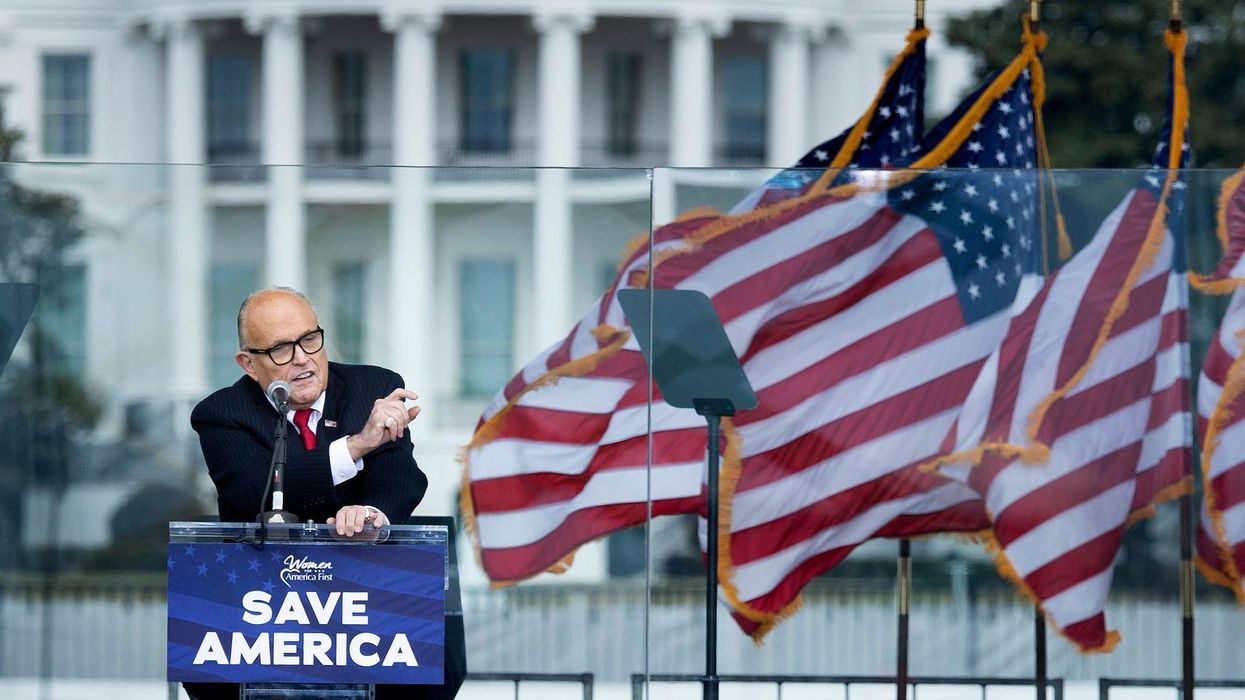 Rudy Giuliani explains calling for 'trial by combat' to rally crowd ahead of Capitol attack