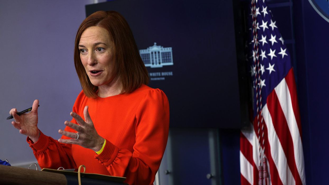 Jen Psaki justifies Biden violating his own mask mandate by saying the president was 'celebrating'