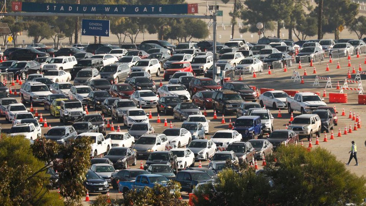 Anti-vaxxer protesters shut down large vaccination site at Dodger Stadium