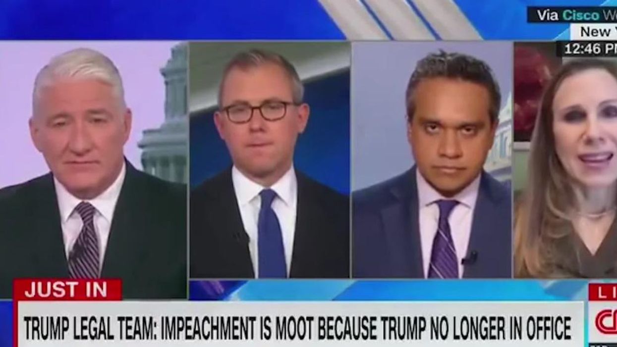 'What an embarrassment': CNN legal analyst takes aim at Trump impeachment defense — gets First Amendment WRONG