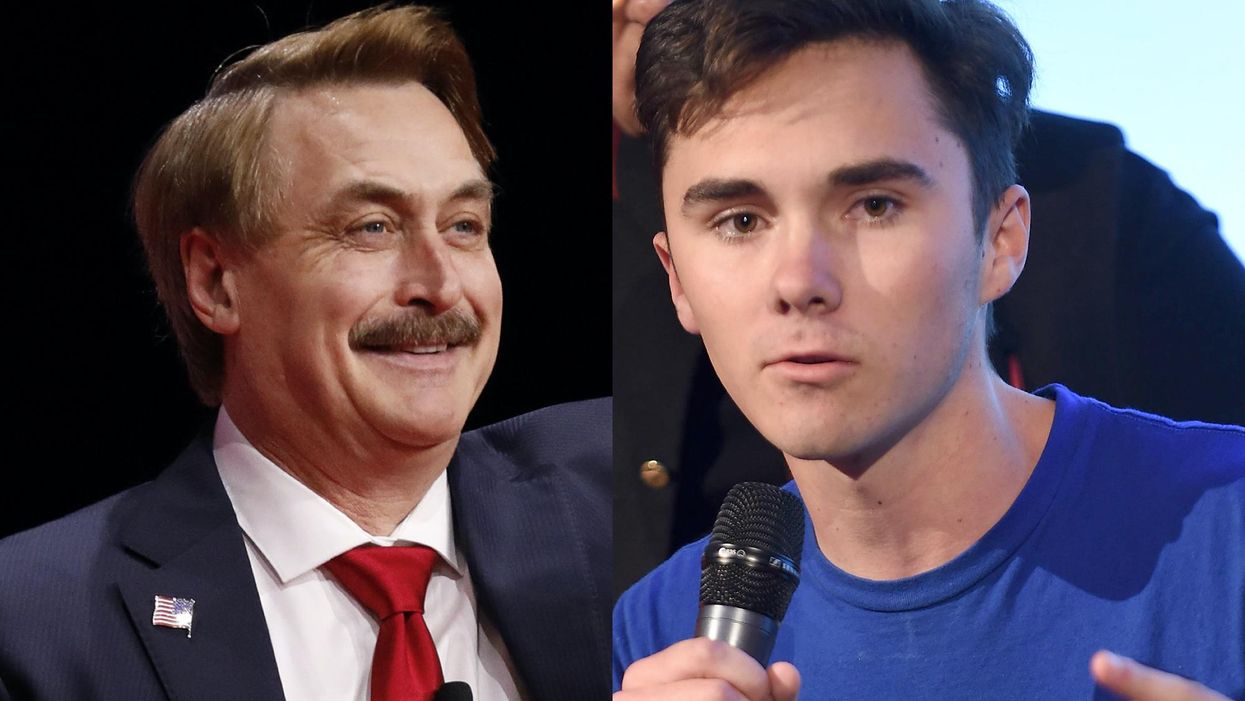 Gun control activist David Hogg announces new board member for his pillow company and Twitter howls with laughter