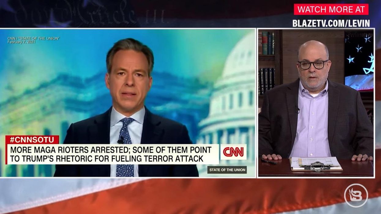 'He's lost his mind': Levin TORCHES CNN's Jake Tapper in fiery defense of Trump supporters