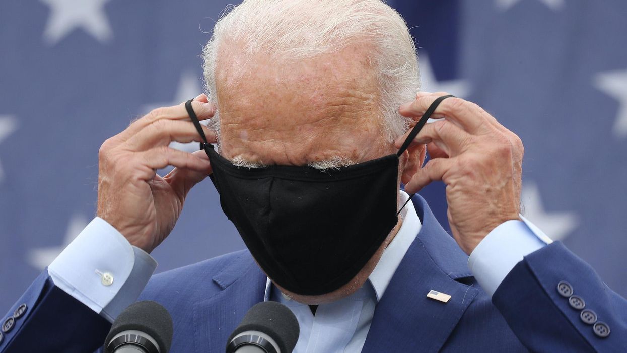 Support for Biden's handling of the pandemic falls by 5% from the beginning of his term