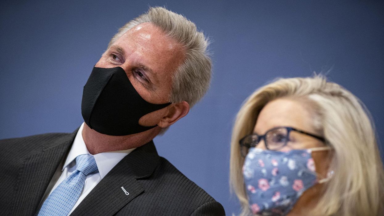 Watch: 'Awkward' moment House GOP leaders take opposite stances on Trump at presser