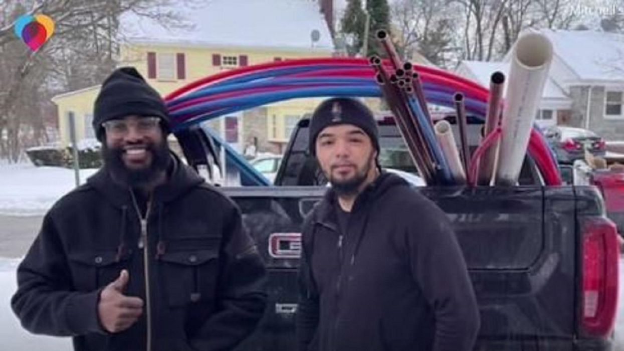 New Jersey plumber drives 25 hours straight — family in tow — to help Texans after winter storm