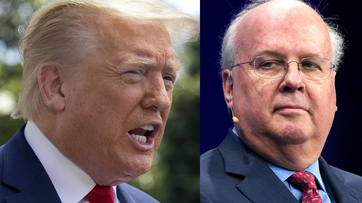 Trump drops a blistering response to Karl Rove's scathing criticism of his CPAC speech