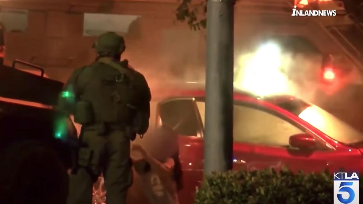 Video shows the moment a 9-year-old girl jumps out of car after cops used a drone and tear gas to end woman's driving rampage