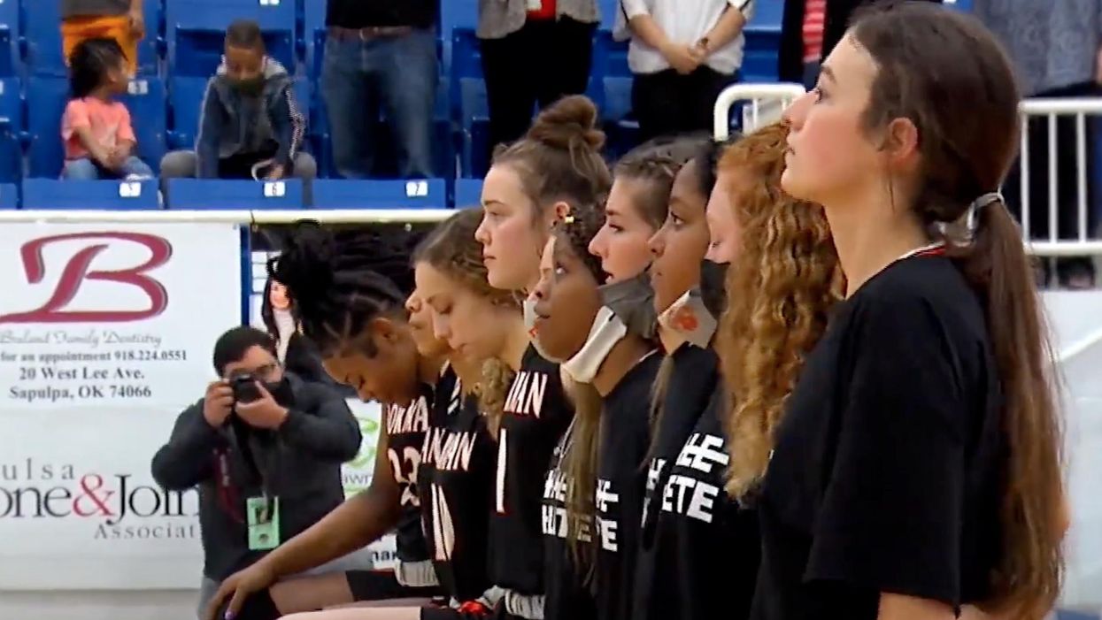 HS basketball announcer caught using the N-word against female players who knelt during national anthem