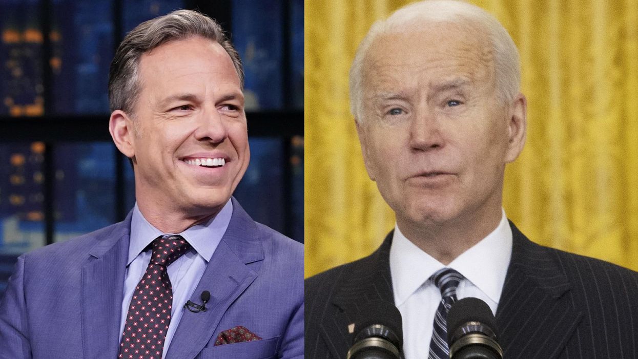Jake Tapper says national media hasn't talked about anti-Asian racism at all and gushes over Biden's 'empathy'