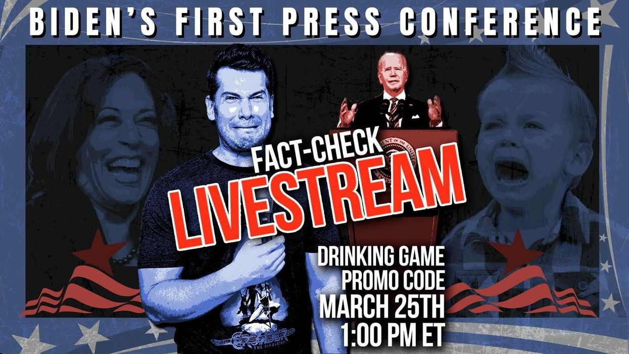 WATCH: Crowder takes over Biden's first press conference