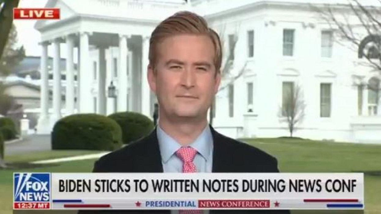 Fox News' Peter Doocy snubbed in first Biden presser