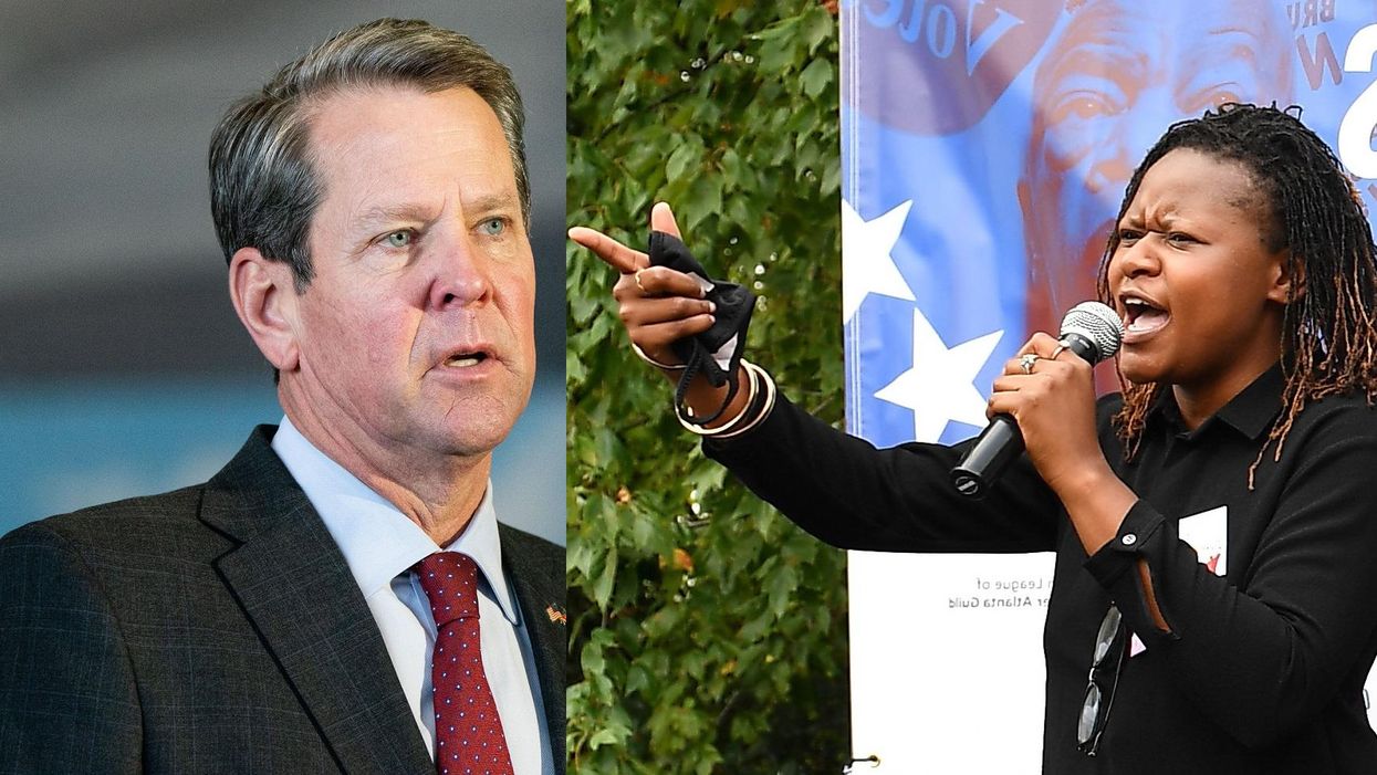 Georgia Gov. Kemp signs election reform bill; Dem rep arrested while trying to confront him