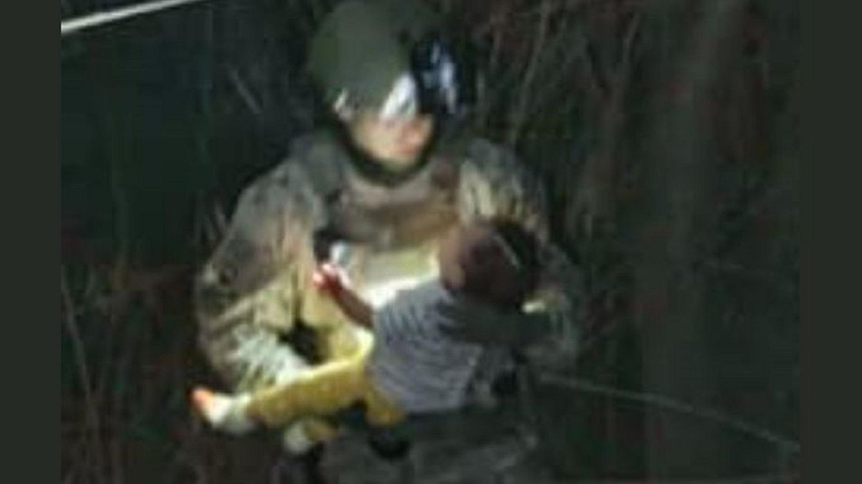 6-month-old baby girl rescued after being thrown from raft into Rio Grande by smugglers