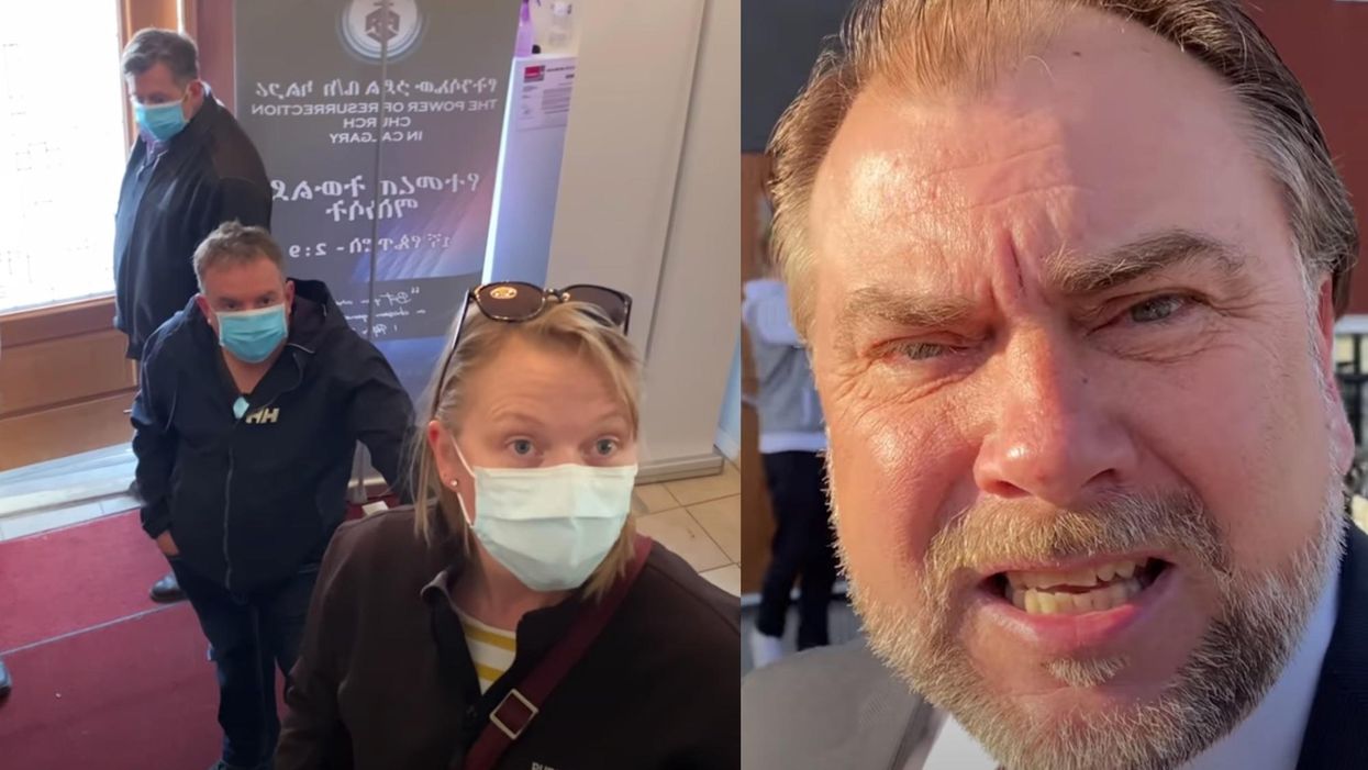 Viral video shows pastor kick out mask-enforcing cops from his church: 'You Gestapo Nazi communist fascists!'