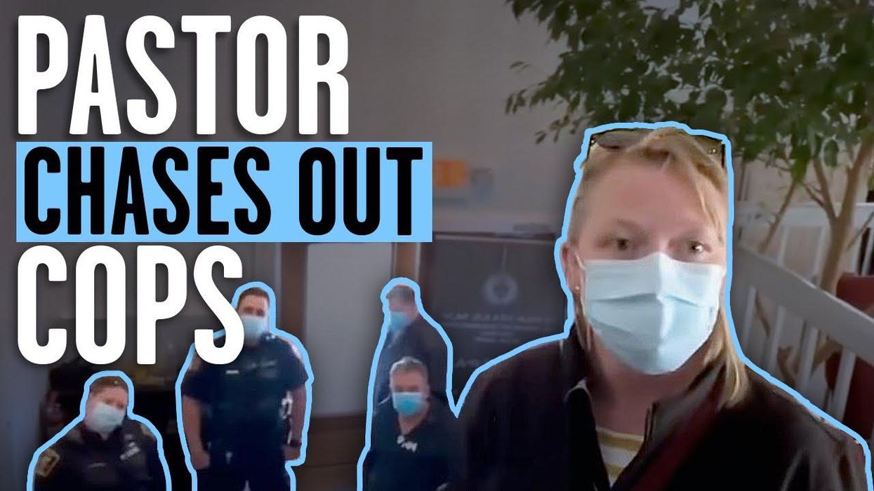 WATCH this pastor chase 'communist' cops out of his church: 'Gestapo is not allowed here!'