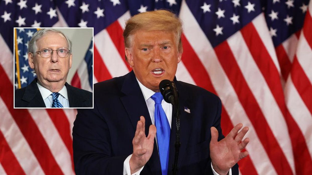 Trump blasts McConnell in new speech over his refusal to defend Trump after election: 'Dumb son of a b***h'